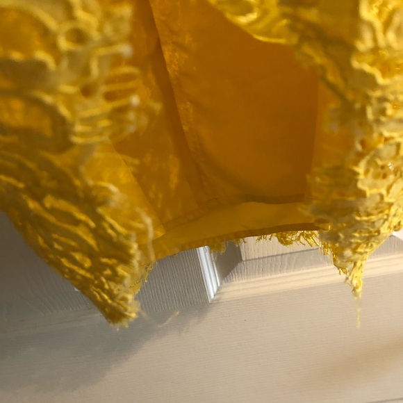 Yellow Lace Dress - Picture 10 of 12